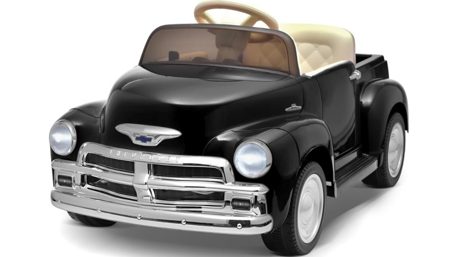 black chevy silverado power wheels 12v