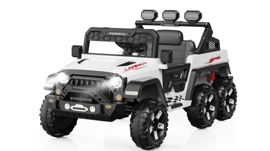 Power wheel with rubber tires
